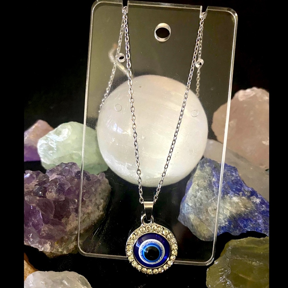 Evil Eye Stainless Steel Necklace